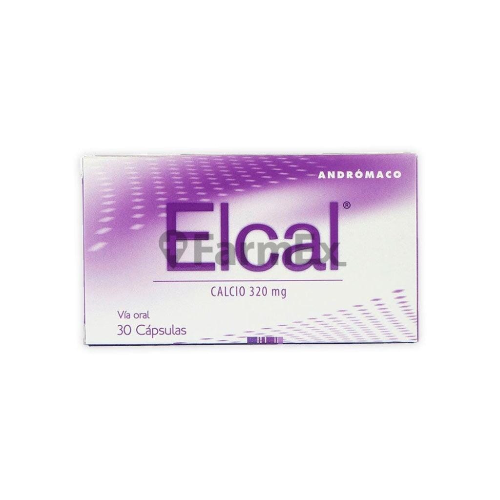 Elcal 320 mg x 30 cápsulas Farmex-Fonasa-Persistente